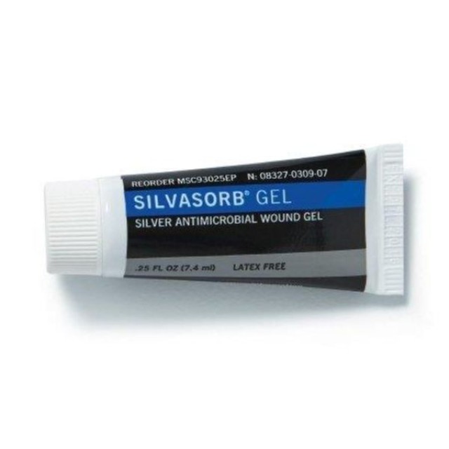 msc93025 silvasorb hidrogel con plata .25oz